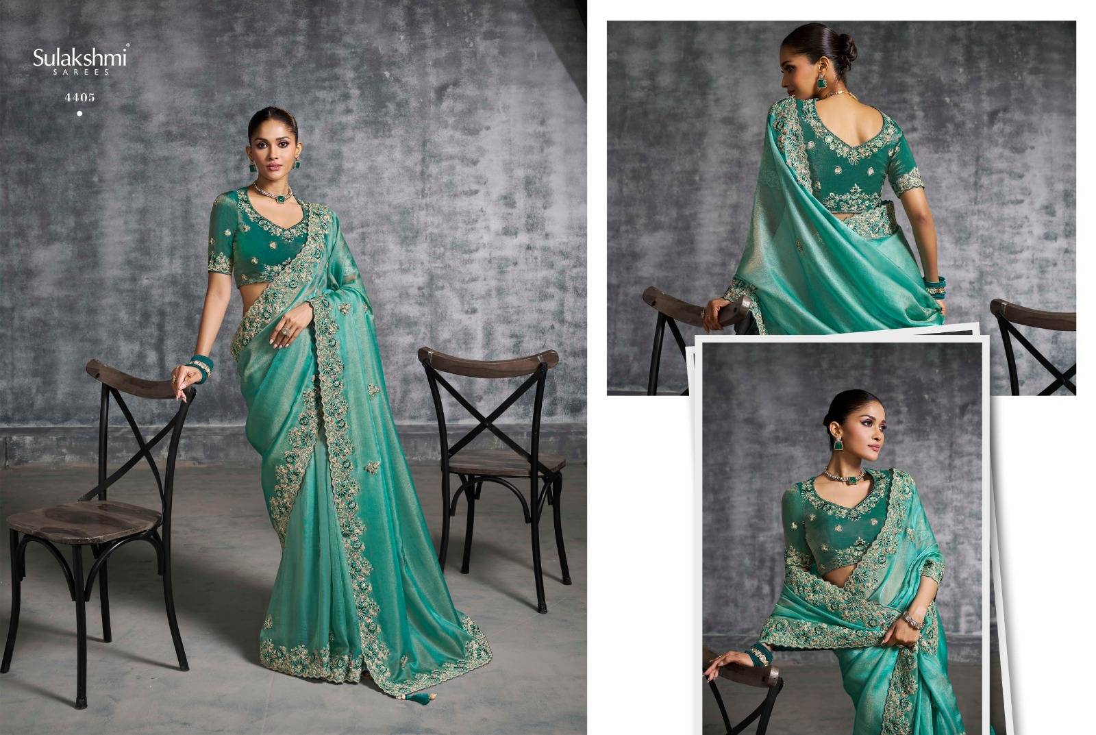 Kashira By Sulakshmi 4401 To 4412 Series Indian Traditional Wear Collection Fancy Colorful Party Wear Premium TissueSaree At Wholesale Price
